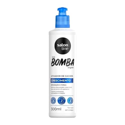 SOS BOMBA ATIVADOR ORIGINAL 300ML, Salon Line, Branco