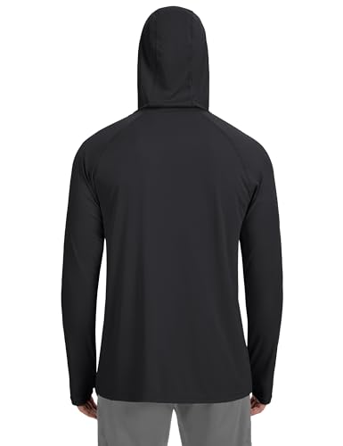 KINSWT Men's UPF 50+ Sun Protection Hoodie Shirts Long Sleeve Hiking Fishing Lightweight SPF UV Shirt with Hood3