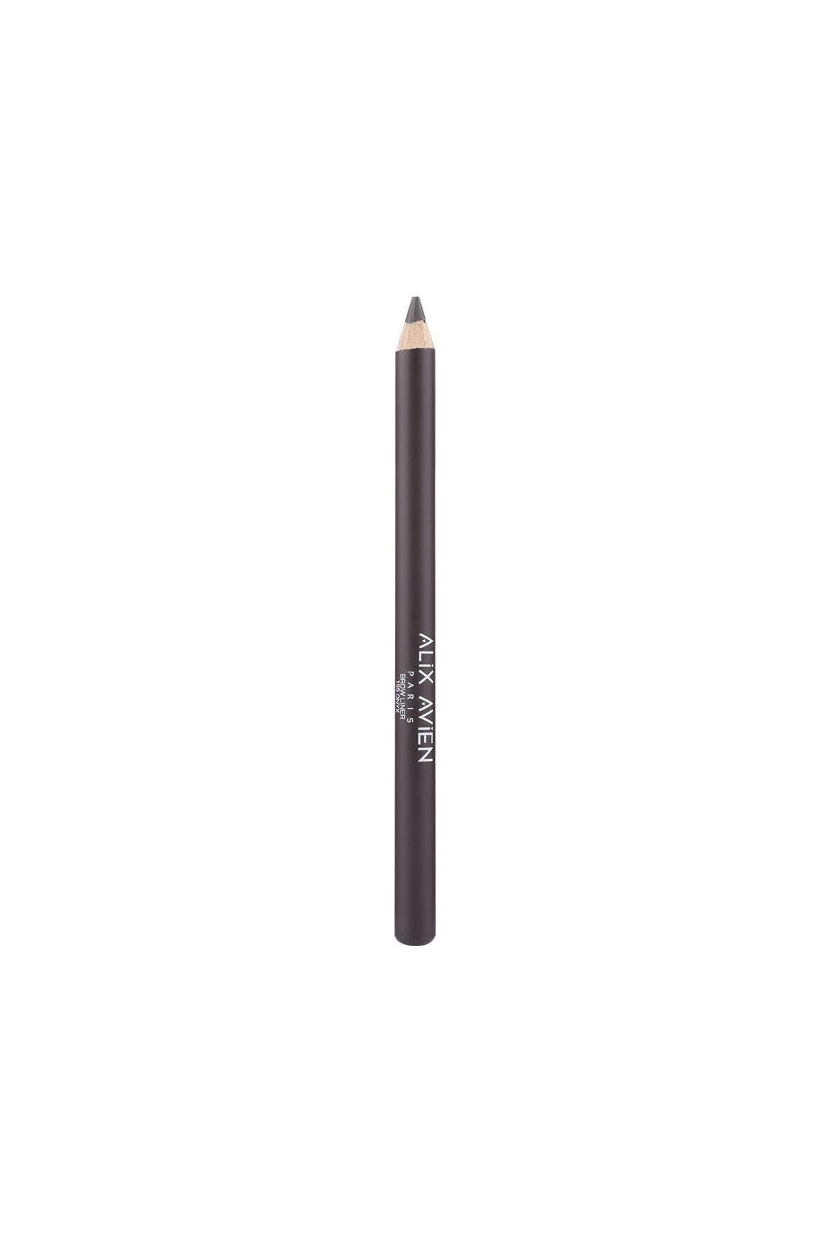 ALIX AVIEN Uzun Süre Kalıcı, Belirginleştirici Şekillendirici Kahve Kaş Kalemi - Brow Liner 155 Onyx