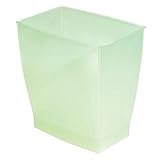 InterDesign Spa Mono 11L Rectangular Can, Aloe