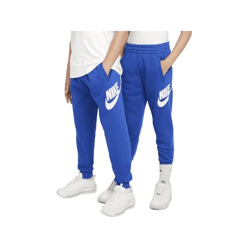 Nike Club Fleece Big Kids' Joggers (FD2995-480, Game Royal/White)