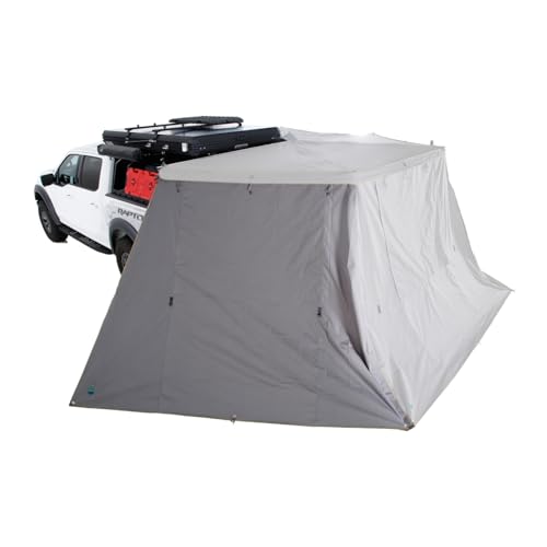 Overland Vehicle Systems OVS 18149909 Toldo Nomadic 270 - Parede lateral 3 - Cinza escuro com bolsa de armazenamento - Passageiro, tamanho único