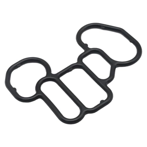 ZUDKSUY 15302-RDV-J00 Oil Filter Base Gasket Car Supplies Adapter Gasket Rubber Engine Oil Filter Housing Gasket Replacement for Accord 2005-2012 3.0L 3.5L, Replace 15302RDVJ00