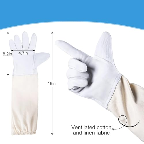 Traje de apicultor de cuerpo entero XXL para evitar picaduras con seguridad 4