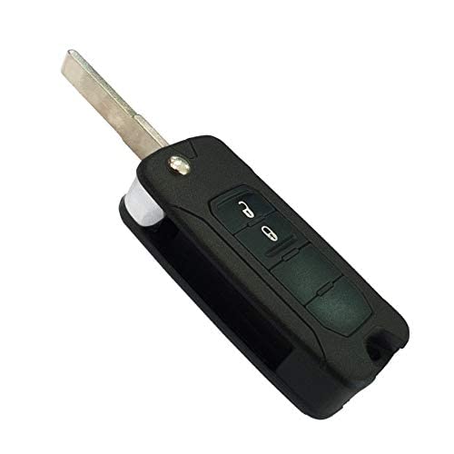 Replacement Key Shell Compatible 2 Button Flip Key Shell for fLIP Jeep Compass (Pack of 1)
