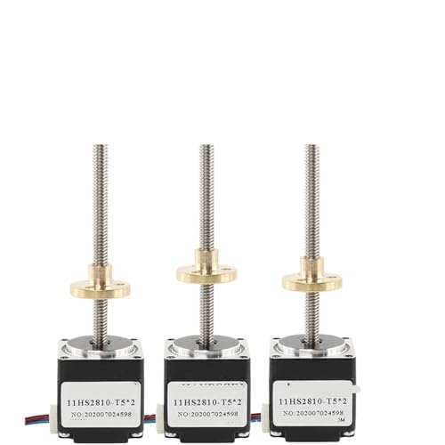 Moteur pas à pas 11HS2810-T5*2 avec tige de vis T5 de 100mm pour guidage linéaire précis