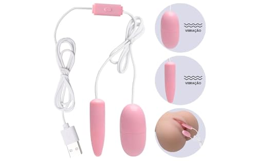 CápsulaVibratória Usb Com 2 Bullets e 12 Modos Vibração Lilo