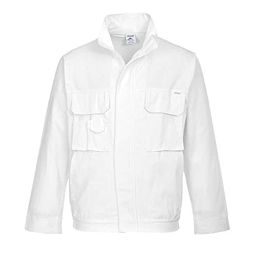 Portwest Painters Jacket, Color: White, Size: M, S827WHRM