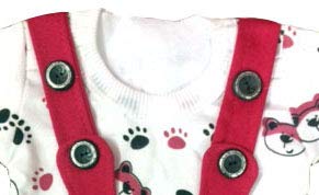Image of Tendercare Baby Girl's & Baby Boy's Knee Length Dungaree (check sold while checking out)