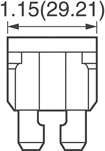 Miniatura 2 de Fusibles de coche estándar de 35 A, fusibles automotrices de 35 amperios (ATOAPRATS), fusible de hoja de 32 V (1224 V) para RVcamiónSUV