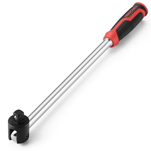 MAXPOWER 1/2' Drive Breaker Bar, 17-inch Breaker Bars with...