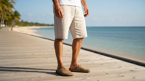 Image of Big Fox PU Cork Lightweight Sandals For Men