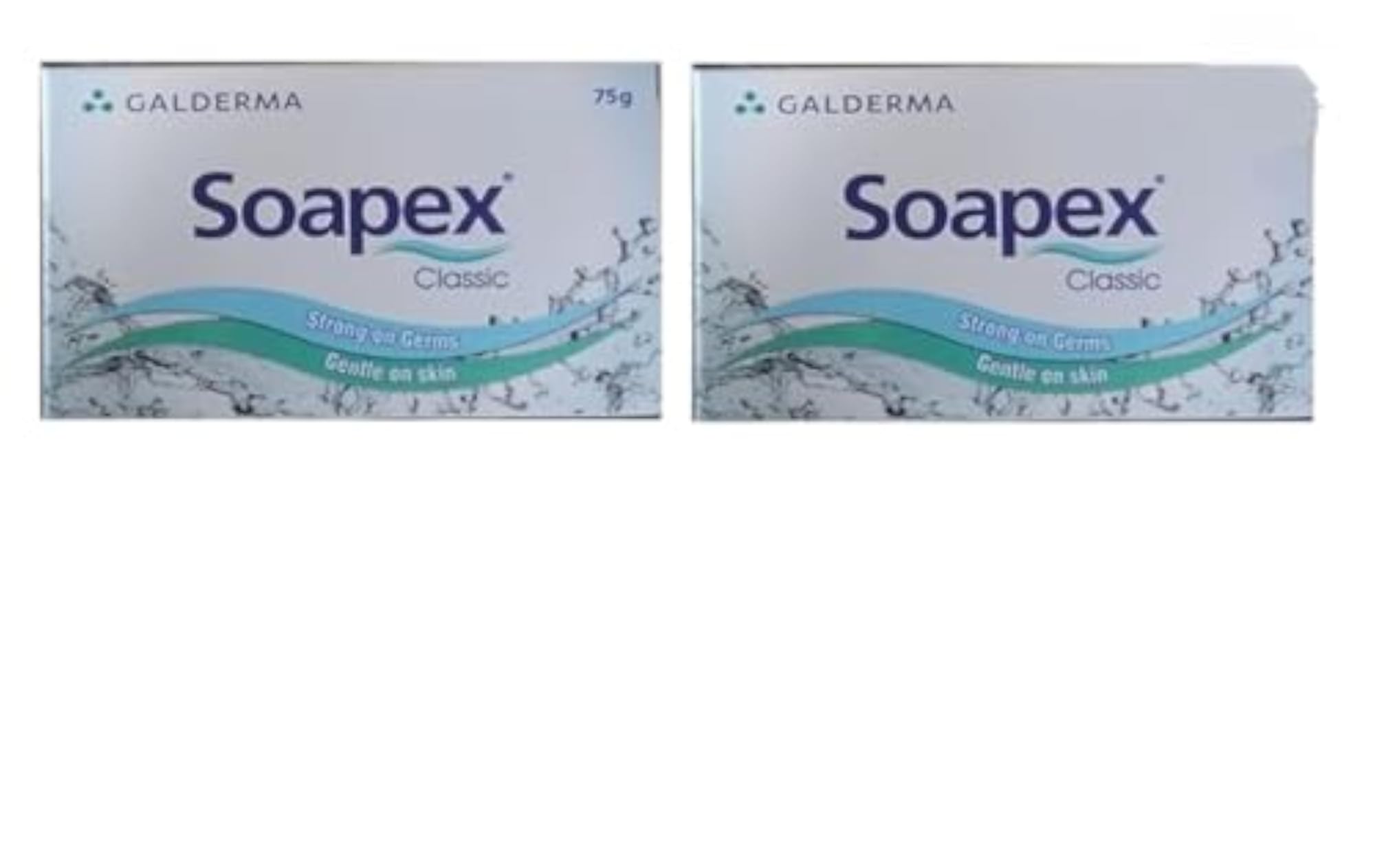 Soapex Classic Skin Care Soap Pack of 2, 75gm Each