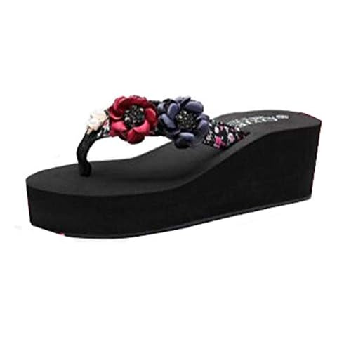 Tianmao Damen Sandalen Beach Frauen Flip Flops Zehentrenner Badeschuhe Cover