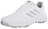 adidas Men's ZG21 Golf Shoes, Footwear White/Dark Silver Metallic/Silver Metallic, 9 Wide