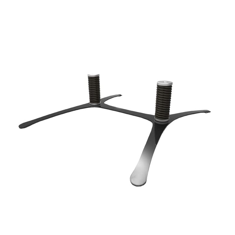 Panneau trottoir avec cadre bois anthracite sur piètement design - Fabrication française