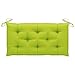 vidaXL Coussin de Banc de Jardin Coussin de Siège Coussin de Banc de Patio Meuble de Jardin Extérieur Terrasse Vert Vif 100x50x7 cm Tissu