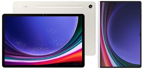 Image of Samsung Galaxy Tab S9 Ultra 36.99 cm (14.6 inch) Dynamic AMOLED 2X Display, RAM 12 GB, ROM 512 GB Expandable, S Pen in-Box, Wi-Fi Tablet, Beige with S9 Ultra Notepaper Screen, White