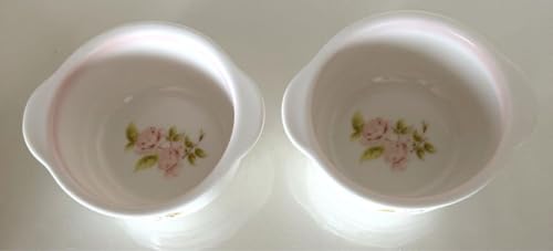 Iman Diana Rose Ceramic Round Au Gratin Dish Set of 2