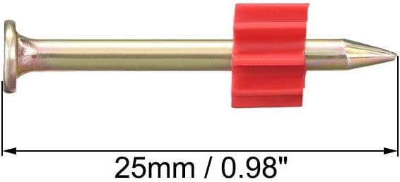 XYWHPGV Powder Fastening Systems Fastener Nail Kit Washer Drive Pins 25mmx3mm 150pcs(71477 e9af9 9528e 55bed 6be91 f573e