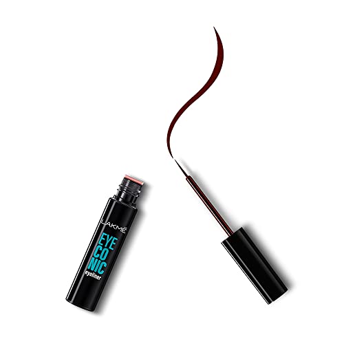 Image of LAKME 9To5 Eyeconic Trio|Set Of 3 - Liquid Eyeiner 8.5Ml,Matte Kajal,Classic Brown,Kohl Liner In Twist Up Pencil - Waterproof,Smudge Proof & Long Lasting,0.35 G And Waterproof,Volume Mascara,8.5Ml