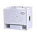 JYMEI Routeur WiFi Organiser Boîte,Boîte De Rangement pour Routeur WiFi,Étagère Flottante,Box WiFi,Box Internet,Boîte de Gestion des Câbles,Décodeur Rack,Facile à Installer (2 Styles)