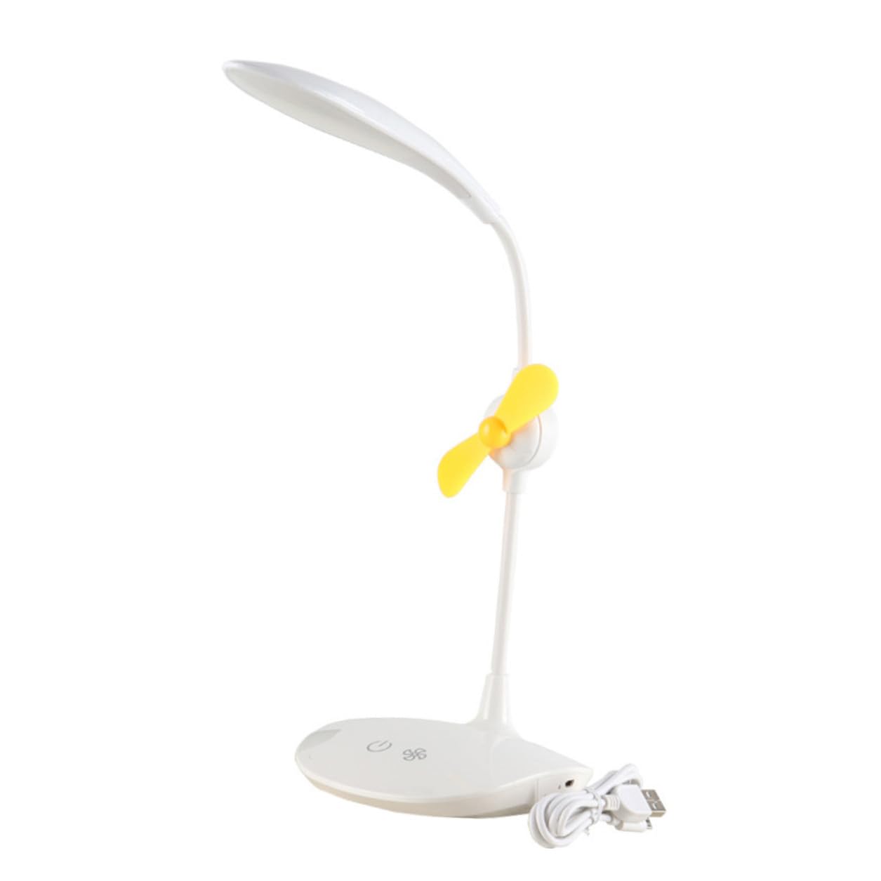 Multifunctional LED Desk Lamp with Fan Dimmable Eye Protecti