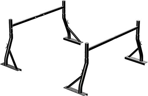 Amazon.com: VEVOR Truck Rack, 19-34inch Extendable Truck Ladder Rack ...
