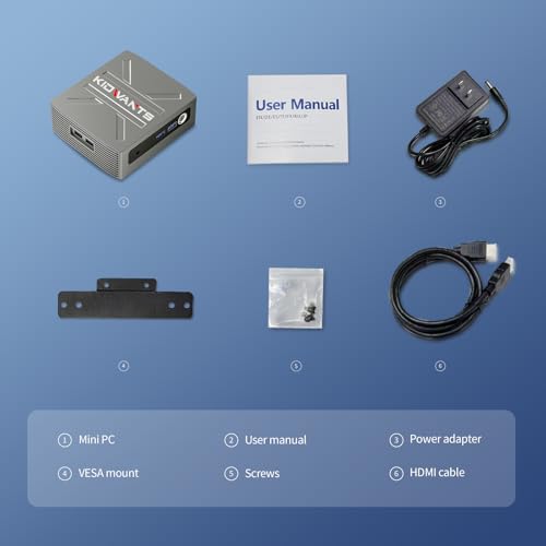 Image of KG1 Mini PC Intel N4000(up to 2.6GHz),8GB LPDDR4 128GB eMMC,Support M.2 SSD Expansion (512GB /2TB),Support 4K Dual Display, 2.4G /5G WiFi,BT 5.0,USB 3.0,Business, Home, Office Computer, Small Pc