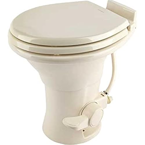Dometic 310 Gravity Toilet, Bone, Standard Height