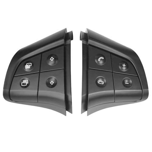 Jaronx Compatible with Mercedes Benz Steering Wheel Buttons Replacement ML W164 2006-2009/GL X164 2006-2008/B W245 2008-2011/R W251 2006-2009, Steering Wheel Control Button for Mercedes Benz(Black)