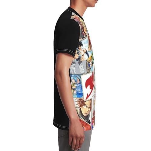 Kids T Shirts for Fairi Tail Top,Casual 3D Printed Short-Sleeve tee for Party3