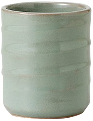 Set of 10 Jade Rokubei Kobu Tea, 2.3 x 2.7 inches (5.9 x 6.9 cm), 4.2 oz (120 g), Long Teacup, Sushi Shop, Izakaya, Restaurant, Ryokan, Japanese Tableware, Restaurant, Commercial Use