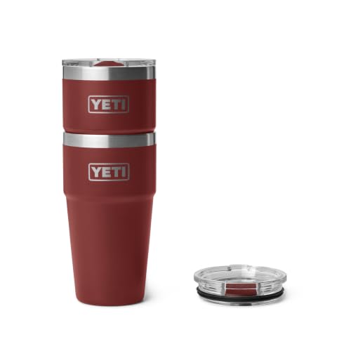 Image of YETI Rambler 20 oz Stackable Tumbler, Stainless Steel, Vacuum Insulated with MagSlider Lid