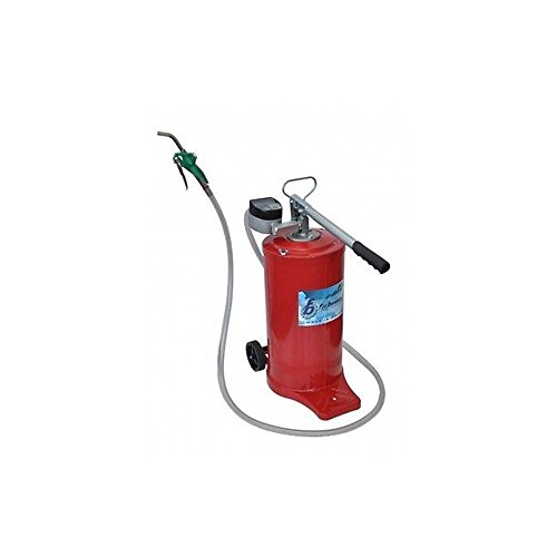  bonezzi 810/C - Pompa A BARILE x Olio 16KG - con Ruote e CONTALITRI Italy