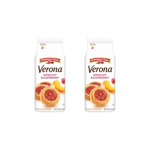 Image of Pepperidge Farm Verona Apricot Raspberry Thumbprint Cookies, 6.75 oz. Bag (Pack of 2)