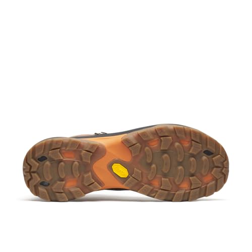 Image of Merrell Men's Moab Speed 2 Ltr Mid Wp Sneaker, brown, 9 | Hiking Boots