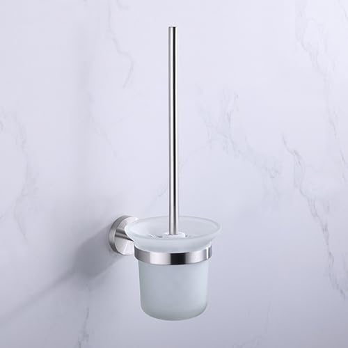 Rangement discret toilette et support de brosse mural en acier Cabilock