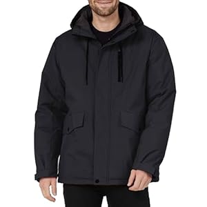 wantdo Men’s Recycled Winter Jackets Thicken Parka Coat Warterproof Ski Jacket with Hood