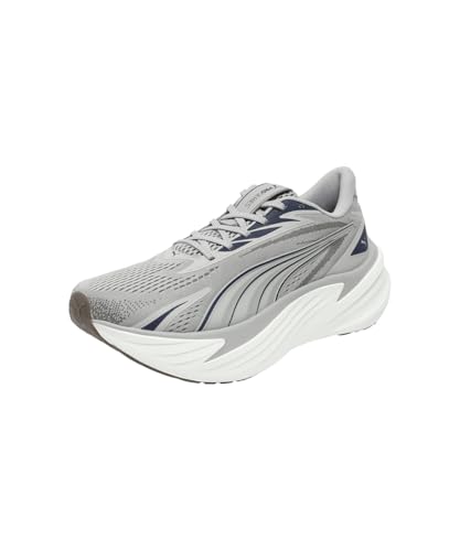 Image of PUMA | Maxima Pro Lightweight Running Shoes | Gray Echo-Warm White-Gum | 10UK