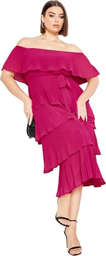 Image of City Chic Women's Plus Size Night Garden Dress