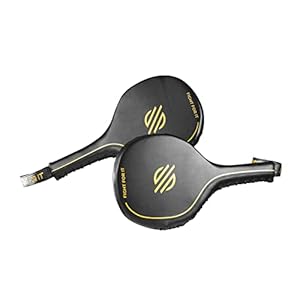 Sanabul Gold Strike Professional Boxing Paddles Striking Pads for Martial Arts Kickboxing Pads Striking Paddles 1 Pair