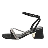 zapatillas mujer zapatos ducha y baño mujer zapatos mujer tacón vintage mujer gruesa hebilla correas punta redonda zapatos gótico punk zapatos bajos tiras con tacones bloque Verano Roma Color Brillo Diamante imitación Correa Mujeres planas Sandalias playa Mulas Sandalias romanas Sandalias Chanclas Zapatillas Zapatillas Zapatos verano