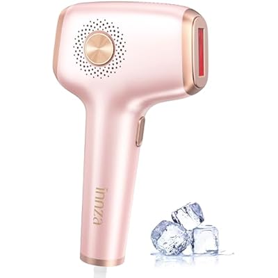 INNZA IPL Hair Removal with Ice Cooling Care Function for Women,Long-Lasting Results,999,999 Flashes Painless Hair Removal, Hair Removal Device for Armpits Legs Arms Bikini Line,Corded