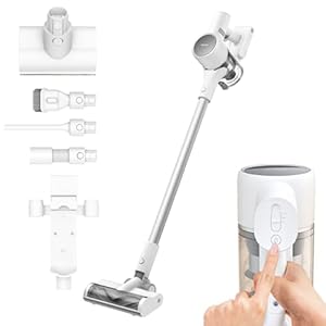 Dreame T10 Hand-Akku-Staubsauger, 120aw 20kPa Starke Absaugung, 60min Akku läuft, 99,97% Filtrationseffizienz, All-in…
