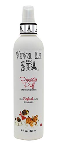 Viva La Dog Spa Powder Puff Spritz Grooming Spray, 8-Ounce