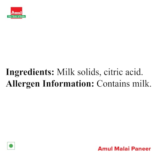 Amul Frozen Paneer Cubes, 200 gm