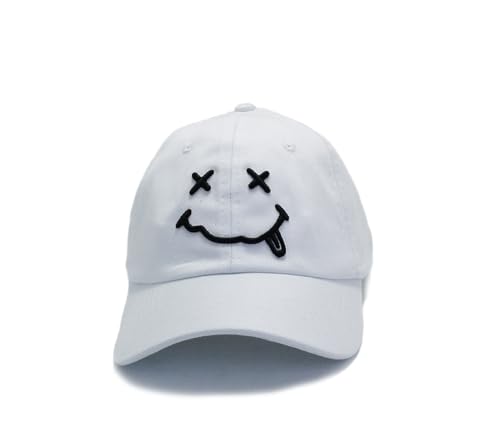 Boné Unissex Dad Hat Strapback Aba Curvada (56+ Ajuste, Branco)