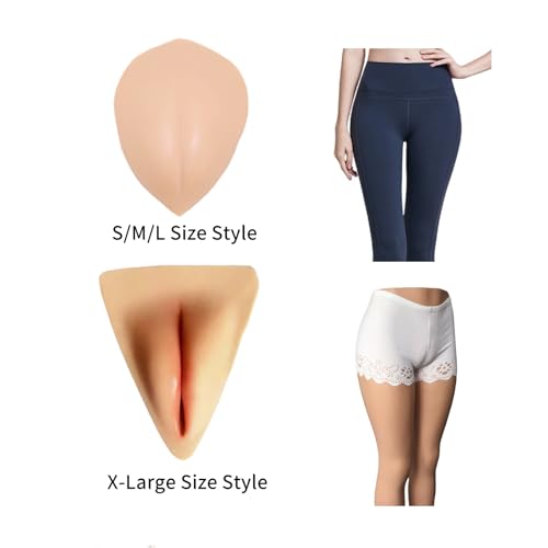 Liifun Men Silicone Hiding Gaff Panties Pads, Silicone Pads Hidden Crossdressing Underwear for Crossdressers Transgender4