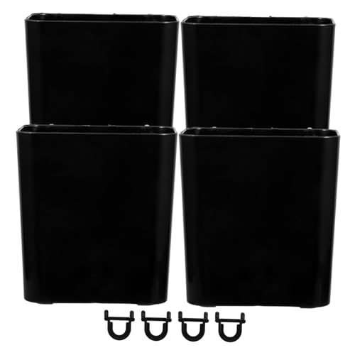 Happyyami Pegboard Storage Basket Set 4pcs Iron Pegboard Bin Home Organization Hook Holder Storage Stylish